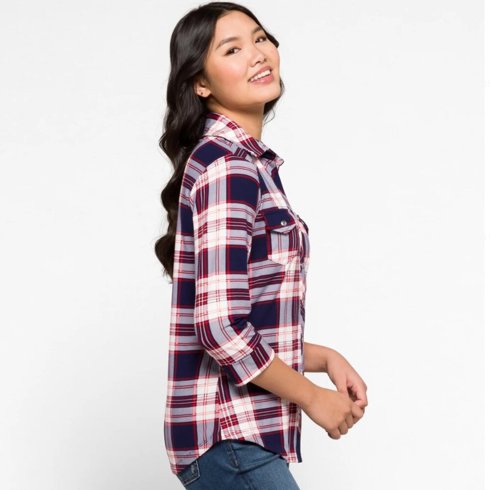 NWT Market & Spruce Perrina Button Down Knit Top